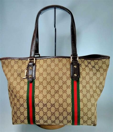 gucci canvas for cheap|gucci canvas tote bag vintage.